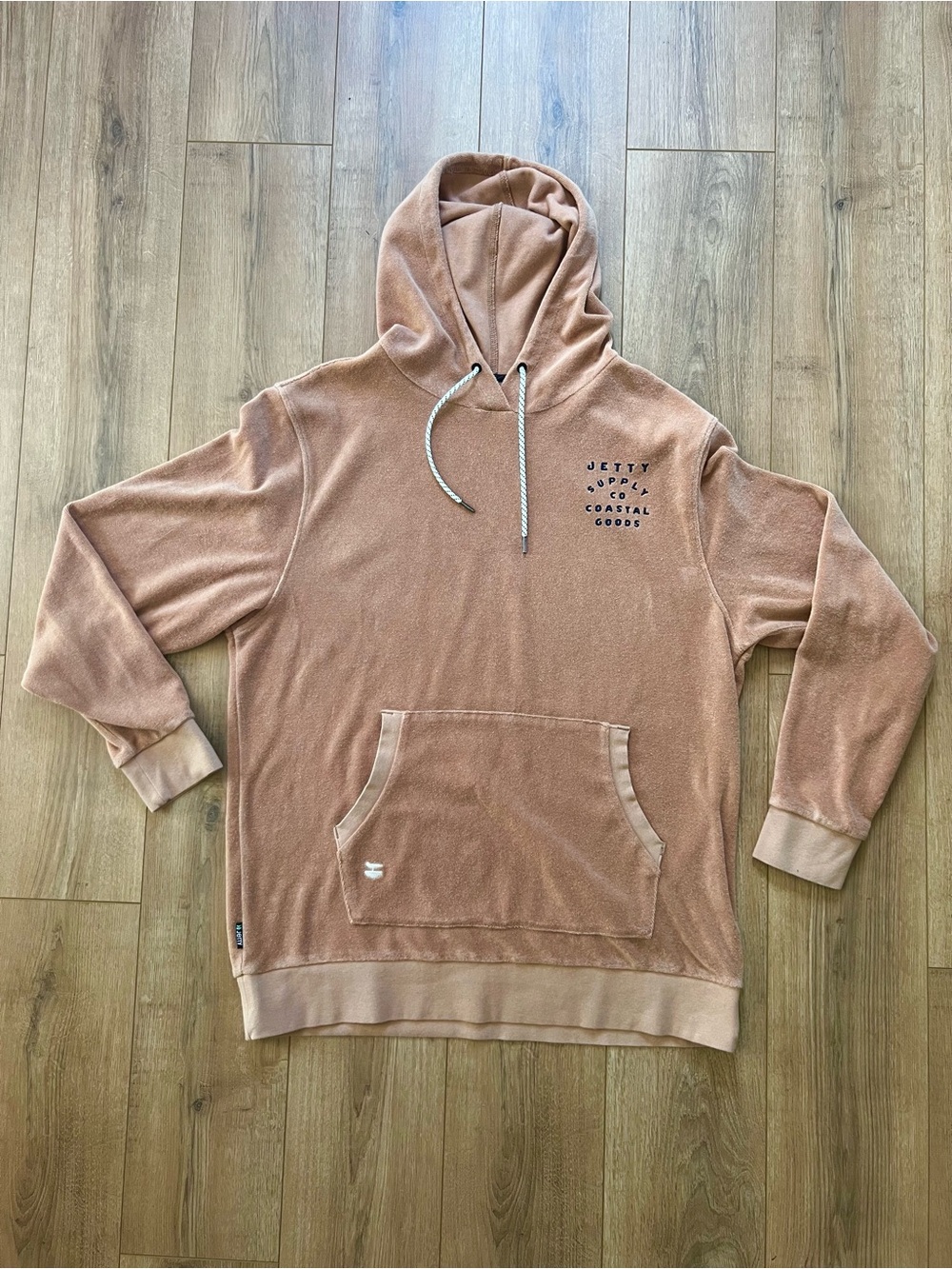 Jetty Men's Faded Burnt Orange Hooded Pullover